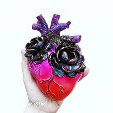 Floral anatomical heart