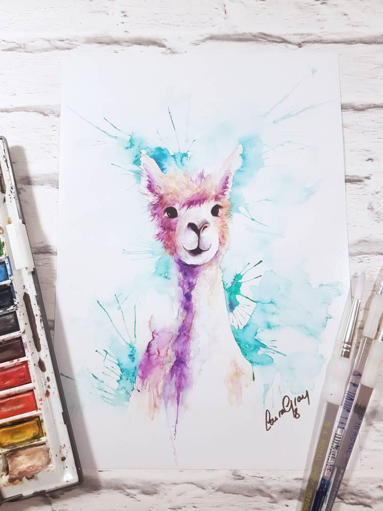 Llama painting deals